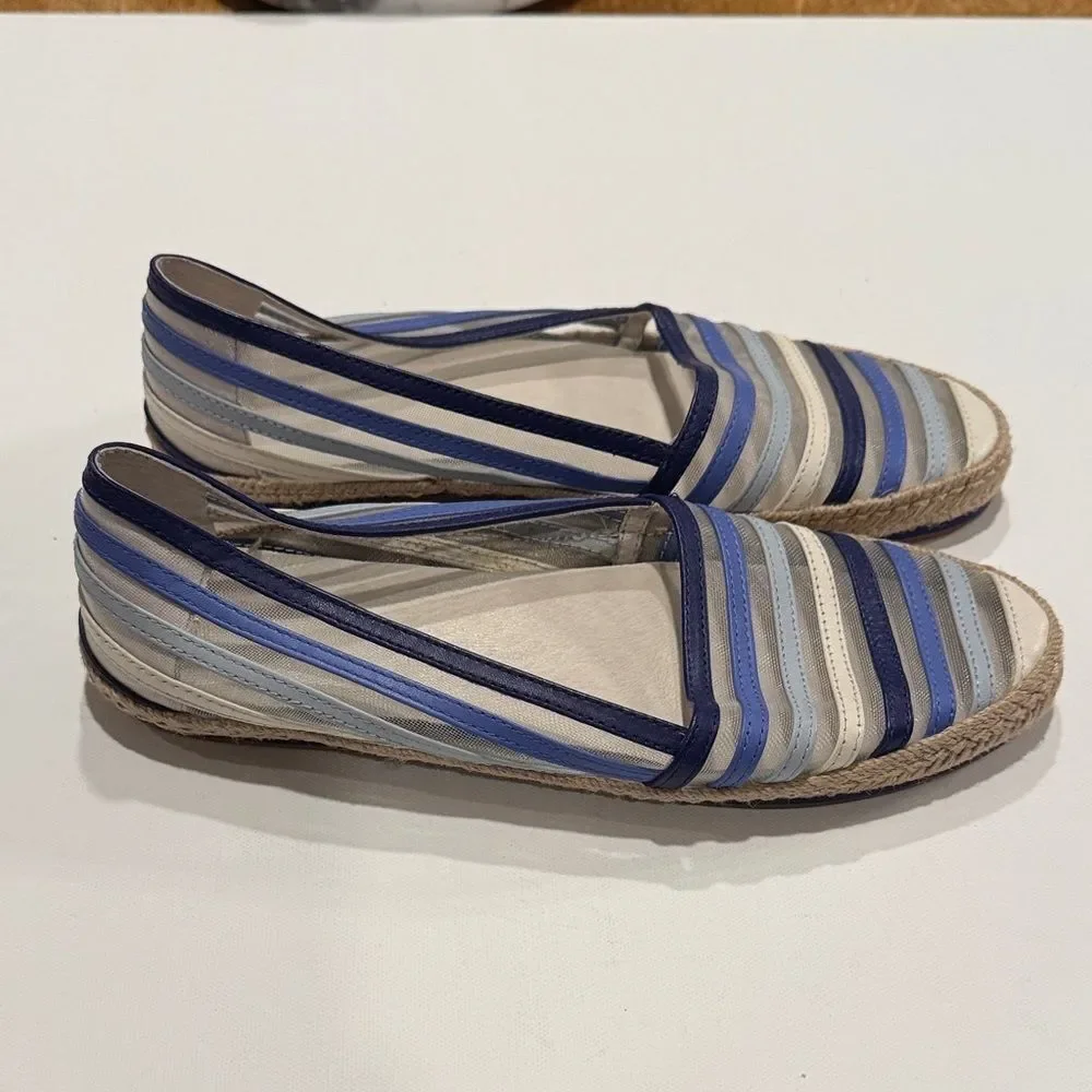 Aerin Women's Navy and Light Blue Espadrilles